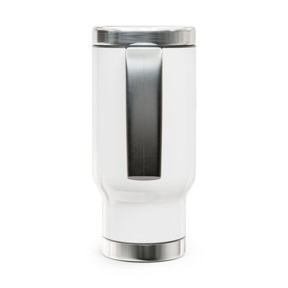 Pepped Up Supplements 14oz Stainless Travel Mug with Handle