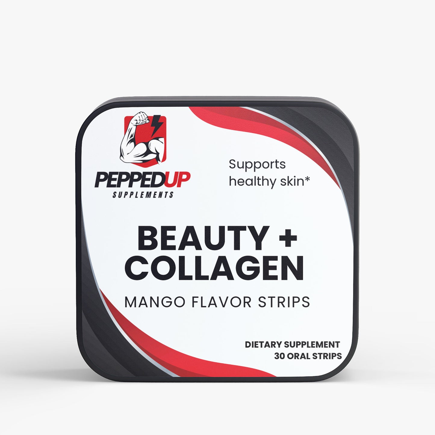 Collagen Peptide + Vitamin E Oral Strips – Mango Flavor | 30 Strips