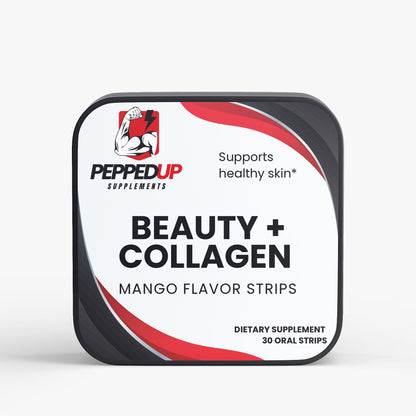 Collagen Peptide + Vitamin E Oral Strips – Mango Flavor | 30 Strips