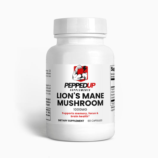 Organic Lion's Mane Mushroom Capsules – 40% Polysaccharides | 60 Vegan Capsules