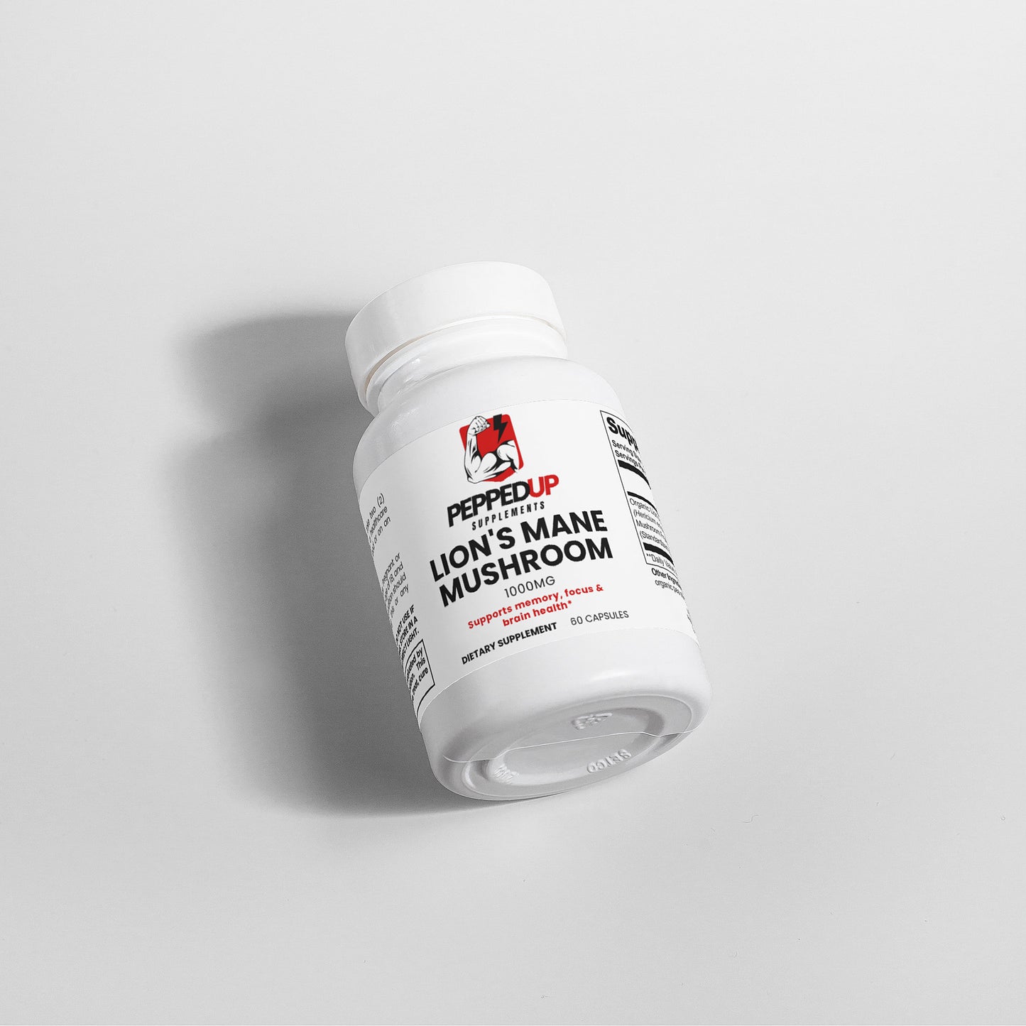 Organic Lion's Mane Mushroom Capsules – 40% Polysaccharides | 60 Vegan Capsules