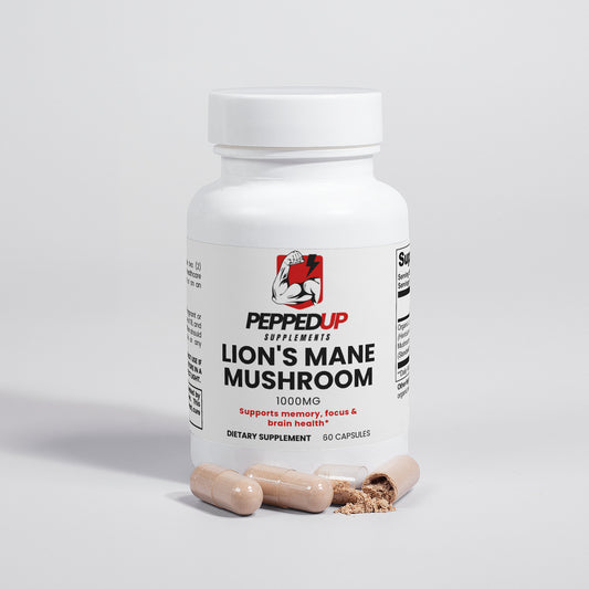 Organic Lion's Mane Mushroom Capsules – 40% Polysaccharides | 60 Vegan Capsules