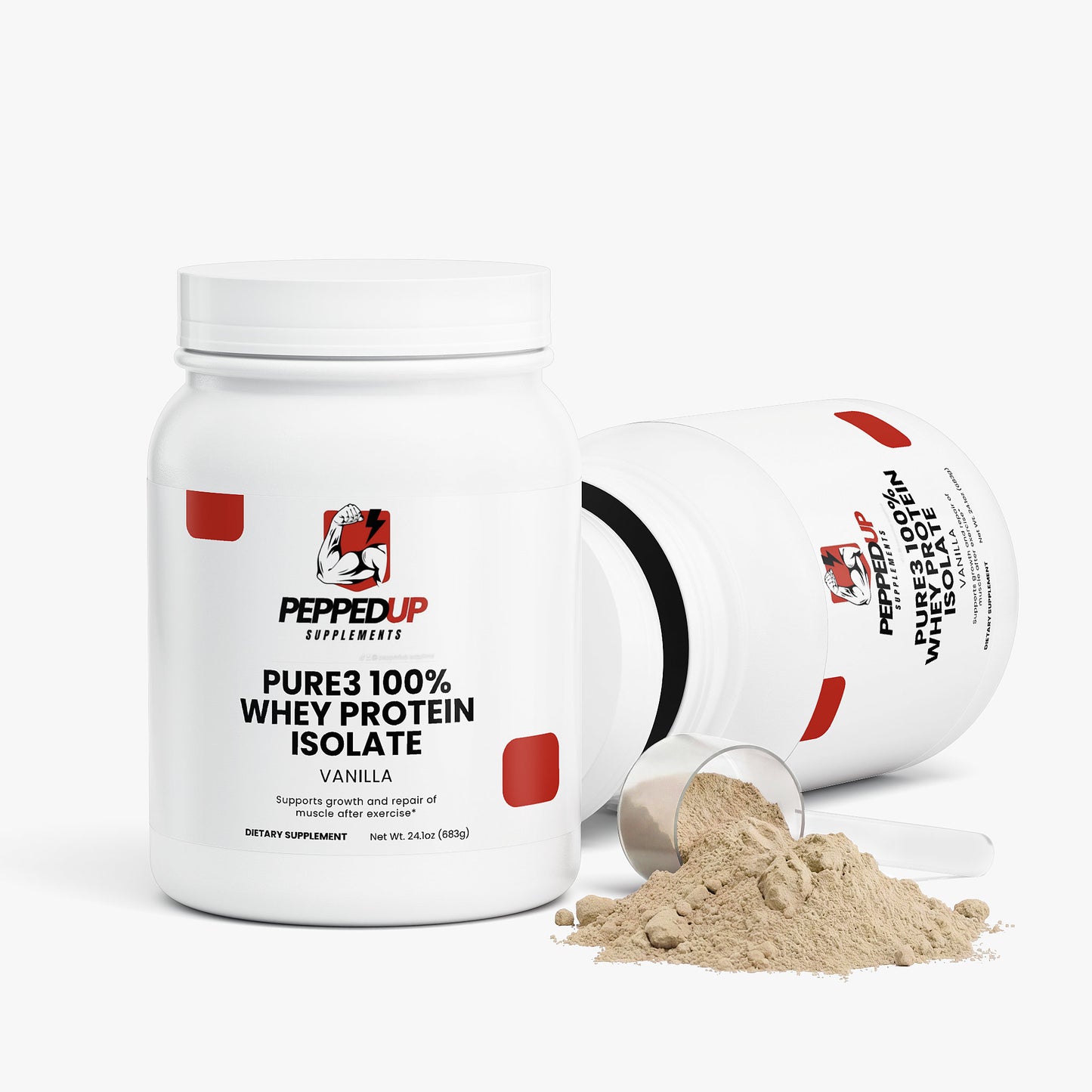Pure3 100% Whey Protein Isolate (Vanilla)