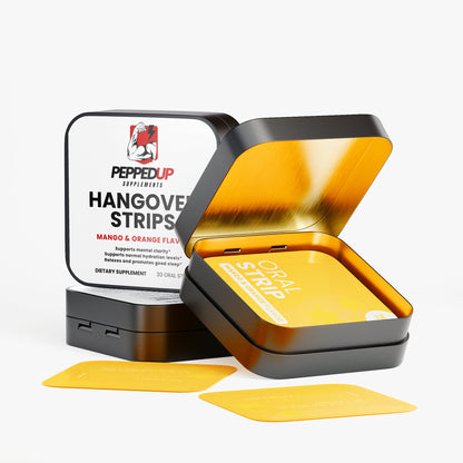 Hangover Strips – Mango & Orange Flavor | Recovery, Hydration & Clarity Support
