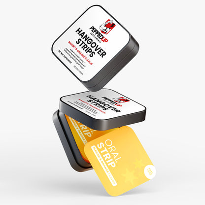 Hangover Strips – Mango & Orange Flavor | Recovery, Hydration & Clarity Support