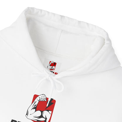 PeppedUp Supplements Hoodie — Muscle Logo Athletic Pullover