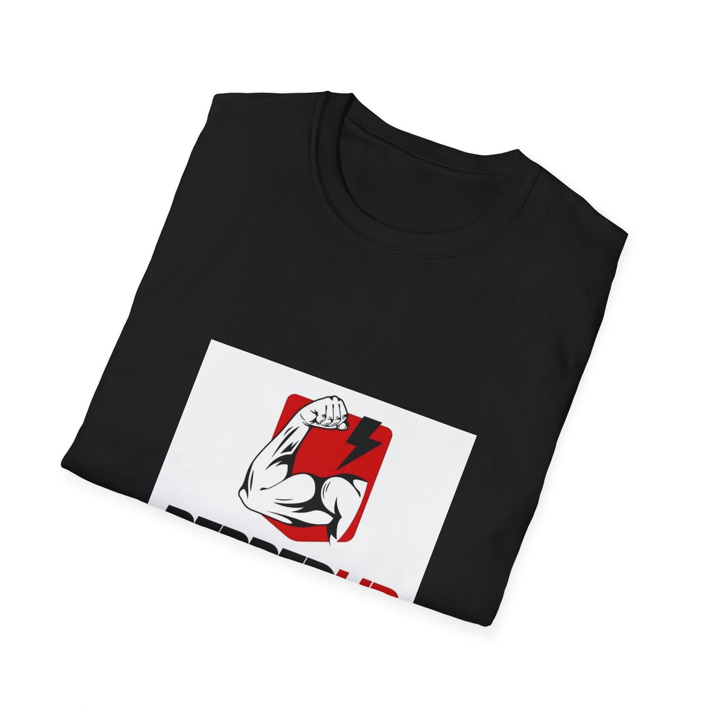 PeppedUp Supplements Muscle Logo T-Shirt — Athletic Gym Tee