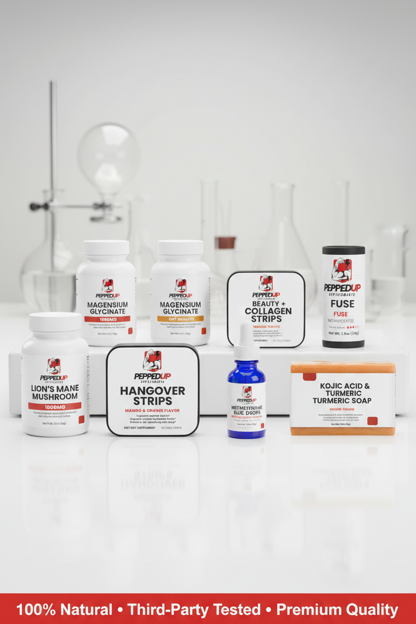 PeppedUp Supplements – Lab Group Shot