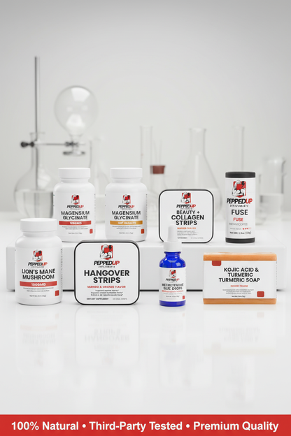PeppedUp Supplements – Lab Group Shot