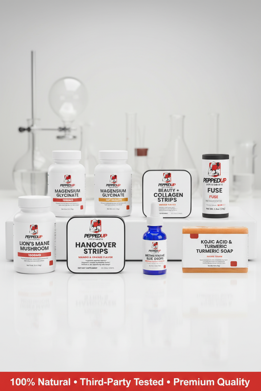 PeppedUp Supplements – Lab Group Shot